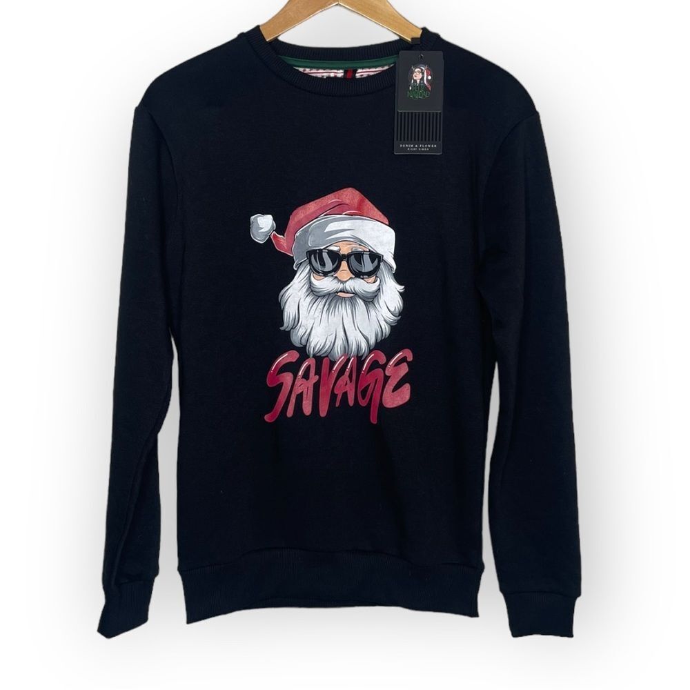 NWT Denim & Flower Xmas Sweater size Small